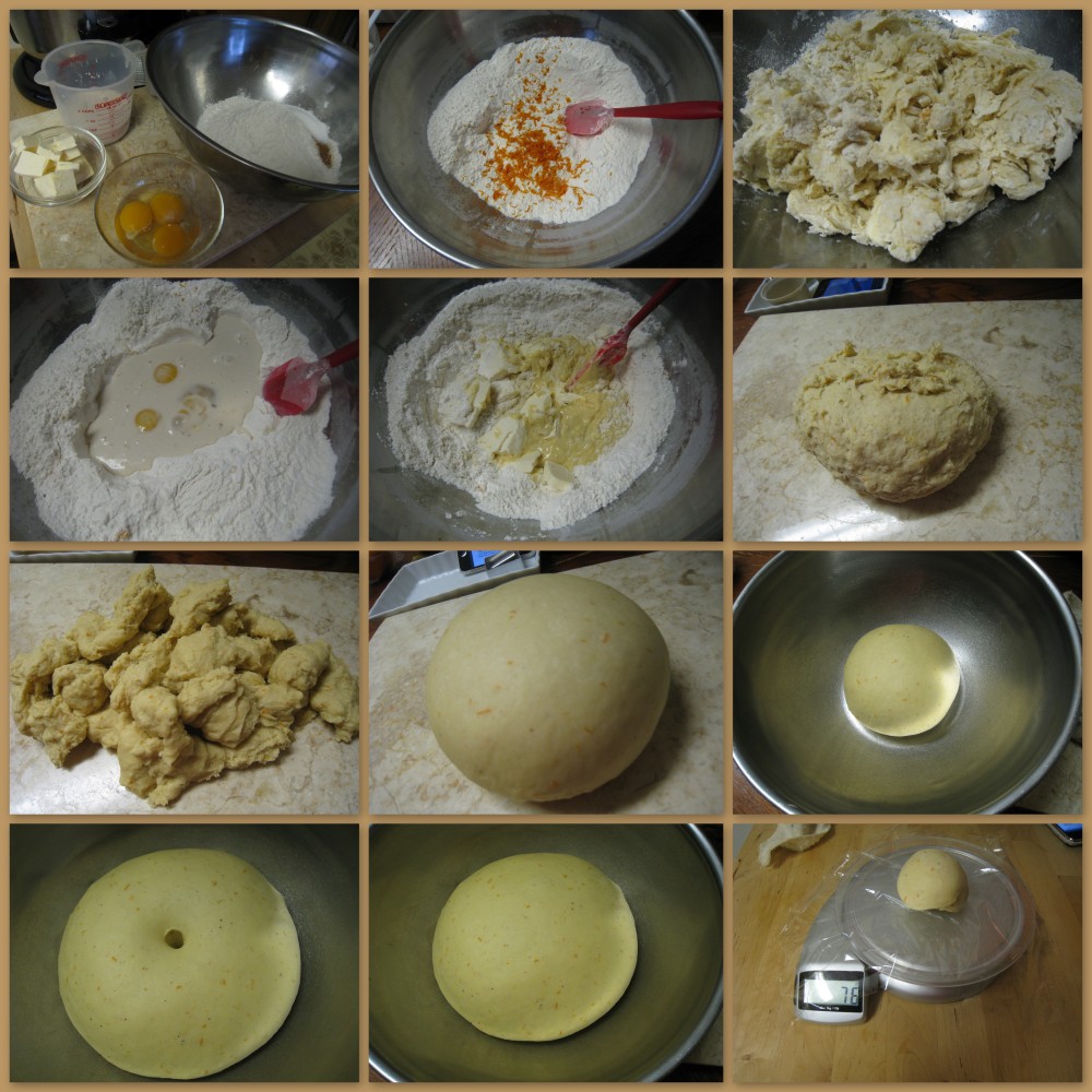 Making of Berne Brot Dough